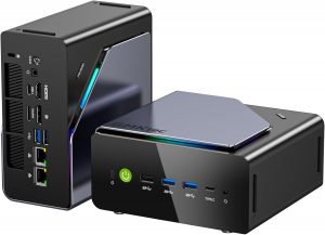 GMKtec K12 Mini PC Gaming Oculink AMD Ryzen 7 H 255 (Versione Potenziata 8745HS) 32GB RAM DDR5 512GB SSD, Desktop con Grafica Radeon 780M, Espansione Storage 3X M.2 2280, Dual NIC 2.5G, HDMI 2.1, USB4