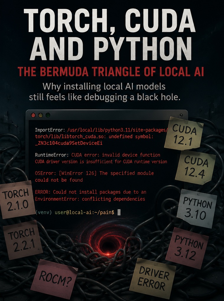 Torch, CUDA and Python: The Bermuda Triangle of Local AI